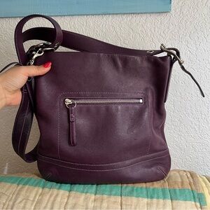 Coach vintage slim leather crossbody bag